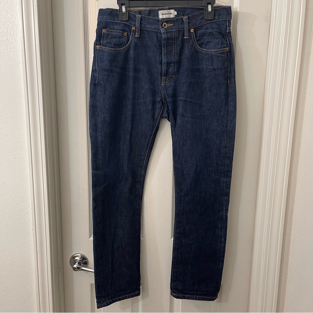 Taylor Stitch Men's Slim Jeans - Dark Blue